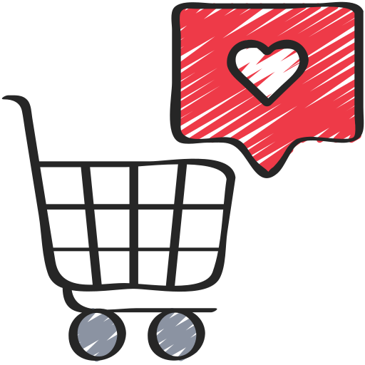 Icon Einkaufstasche für Lernmaterial